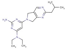 N~4~,N~4~-diethyl-6-(2-isobutyl-5,7-dihydro-6H-pyrrolo[3,4-d]pyrimidin-6-yl)pyrimidine-2,4-diamine