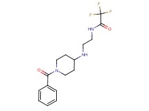N-{2-[(1-benzoylpiperidin-4-yl)amino]ethyl}-2,2,2-trifluoroacetamide