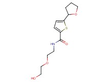 N-[2-(2-hydroxyethoxy)ethyl]-5-(tetrahydrofuran-2-yl)thiophene-2-carboxamide