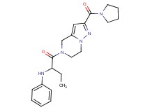 N-(1-{[2-(pyrrolidin-1-ylcarbonyl)-6,7-dihydropyrazolo[1,5-a]pyrazin-5(4H)-yl]carbonyl}propyl)aniline