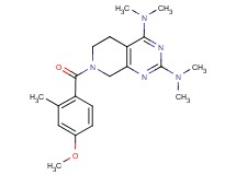 7-(4-methoxy-2-methylbenzoyl)-N,N,N',N'-tetramethyl-5,6,7,8-tetrahydropyrido[3,4-d]pyrimidine-2,4-diamine