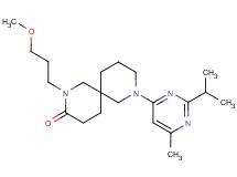 8-(2-isopropyl-6-methyl-4-pyrimidinyl)-2-(3-methoxypropyl)-2,8-diazaspiro[5.5]undecan-3-one