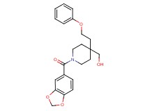 [1-(1,3-benzodioxol-5-ylcarbonyl)-4-(2-phenoxyethyl)-4-piperidinyl]methanol