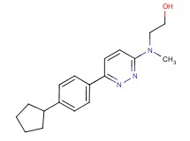 2-[[6-(4-cyclopentylphenyl)pyridazin-3-yl](methyl)amino]ethanol