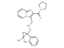 1-(2,2-dimethyl-1-phenylcyclopropyl)-N-{[2-(1-pyrrolidinylcarbonyl)imidazo[1,2-a]pyridin-3-yl]methyl}methanamine