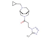 (1R*,5R*)-6-(cyclopropylmethyl)-3-[3-(5-methyl-1H-tetrazol-1-yl)propanoyl]-3,6-diazabicyclo[3.2.2]nonane