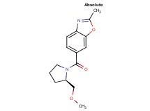 6-{[(2R)-2-(methoxymethyl)pyrrolidin-1-yl]carbonyl}-2-methyl-1,3-benzoxazole