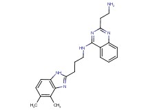 2-(2-aminoethyl)-N-[3-(4,5-dimethyl-1H-benzimidazol-2-yl)propyl]-4-quinazolinamine dihydrochloride