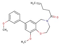 9-methoxy-7-(3-methoxyphenyl)-4-(4-pentenoyl)-2,3,4,5-tetrahydro-1,4-benzoxazepine