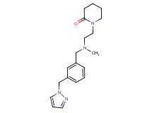 1-(2-{methyl[3-(1H-pyrazol-1-ylmethyl)benzyl]amino}ethyl)piperidin-2-one