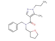 N-benzyl-5-methyl-1-propyl-N-(tetrahydro-2-furanylmethyl)-1H-pyrazole-4-carboxamide
