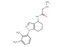 N~1~-[1-(2,3-dimethylphenyl)-4,5,6,7-tetrahydro-1H-indazol-4-yl]-N~2~-methylglycinamide hydrochloride
