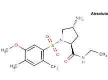 (4R)-4-amino-N-ethyl-1-[(5-methoxy-2,4-dimethylphenyl)sulfonyl]-L-prolinamide
