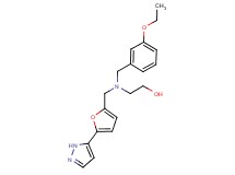 2-((3-ethoxybenzyl){[5-(1H-pyrazol-5-yl)-2-furyl]methyl}amino)ethanol