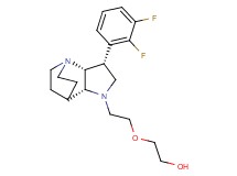 2-{2-[(3R*,3aR*,7aR*)-3-(2,3-difluorophenyl)hexahydro-4,7-ethanopyrrolo[3,2-b]pyridin-1(2H)-yl]ethoxy}ethanol