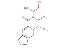 N-ethyl-N-(2-hydroxy-1-methylethyl)-6-methoxyindane-5-carboxamide