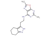2,5-dimethyl-N-[2-(4,5,6,7-tetrahydro-2H-indazol-3-yl)ethyl][1,3]oxazolo[5,4-d]pyrimidin-7-amine