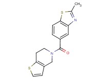 5-(6,7-dihydrothieno[3,2-c]pyridin-5(4H)-ylcarbonyl)-2-methyl-1,3-benzothiazole