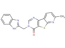 3-(1H-benzimidazol-2-ylmethyl)-7-methylpyrido[3',2':4,5]thieno[3,2-d]pyrimidin-4(3H)-one