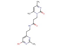 3-(4,6-dimethyl-2-oxopyrimidin-1(2H)-yl)-N-[2-(6-hydroxy-2-methylpyrimidin-4-yl)ethyl]propanamide