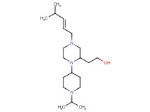 2-{1-(1-isopropyl-4-piperidinyl)-4-[(2E)-4-methyl-2-penten-1-yl]-2-piperazinyl}ethanol
