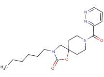 3-hexyl-8-(pyridazin-3-ylcarbonyl)-1-oxa-3,8-diazaspiro[4.5]decan-2-one