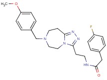 2-(4-fluorophenyl)-N-{2-[7-(4-methoxybenzyl)-6,7,8,9-tetrahydro-5H-[1,2,4]triazolo[4,3-d][1,4]diazepin-3-yl]ethyl}acetamide