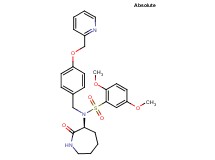2,5-dimethoxy-N-[(3S)-2-oxo-3-azepanyl]-N-[4-(2-pyridinylmethoxy)benzyl]benzenesulfonamide