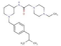 2-(4-ethyl-1-piperazinyl)-N-[1-(4-isobutylbenzyl)-3-piperidinyl]acetamide