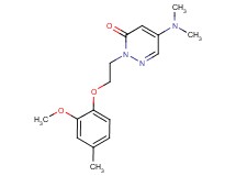 5-(dimethylamino)-2-[2-(2-methoxy-4-methylphenoxy)ethyl]pyridazin-3(2H)-one