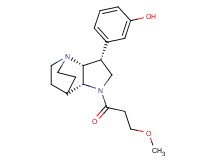 3-[(3R*,3aR*,7aR*)-1-(3-methoxypropanoyl)octahydro-4,7-ethanopyrrolo[3,2-b]pyridin-3-yl]phenol