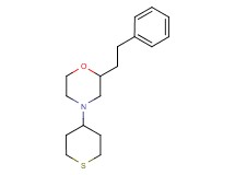 2-(2-phenylethyl)-4-(tetrahydro-2H-thiopyran-4-yl)morpholine