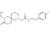2-(8-ethyl-9-oxo-2,8-diazaspiro[5.5]undec-2-yl)-N-[2-(4-fluorophenyl)ethyl]acetamide