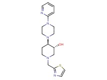 (3R*,4R*)-4-[4-(2-pyridinyl)-1-piperazinyl]-1-(1,3-thiazol-2-ylmethyl)-3-piperidinol
