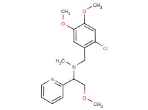 (2-chloro-4,5-dimethoxybenzyl)(2-methoxy-1-pyridin-2-ylethyl)methylamine