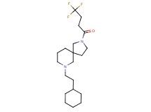 7-(2-cyclohexylethyl)-2-(4,4,4-trifluorobutanoyl)-2,7-diazaspiro[4.5]decane
