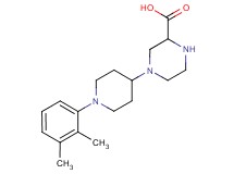 4-[1-(2,3-dimethylphenyl)piperidin-4-yl]piperazine-2-carboxylic acid