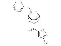 (1R*,5R*)-6-benzyl-3-[(3-methylisoxazol-5-yl)carbonyl]-3,6-diazabicyclo[3.2.2]nonane
