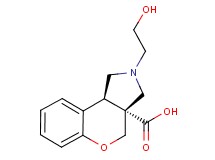 (3aR*,9bR*)-2-(2-hydroxyethyl)-1,2,3,9b-tetrahydrochromeno[3,4-c]pyrrole-3a(4H)-carboxylic acid