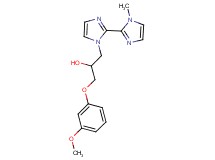 1-(3-methoxyphenoxy)-3-(1'-methyl-1H,1'H-2,2'-biimidazol-1-yl)propan-2-ol