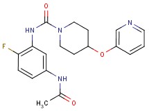 N-[5-(acetylamino)-2-fluorophenyl]-4-(pyridin-3-yloxy)piperidine-1-carboxamide