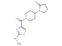 1-(1-{[2-(methylamino)-1,3-thiazol-4-yl]carbonyl}piperidin-4-yl)pyrrolidin-2-one