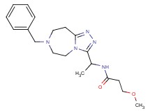 N-[1-(7-benzyl-6,7,8,9-tetrahydro-5H-[1,2,4]triazolo[4,3-d][1,4]diazepin-3-yl)ethyl]-3-methoxypropanamide