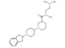 1'-(2,3-dihydro-1H-inden-2-yl)-N-[2-(dimethylamino)ethyl]-N-methyl-1,4'-bipiperidine-3-carboxamide