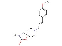 8-[(2E)-3-(4-methoxyphenyl)prop-2-en-1-yl]-3-methyl-1-oxa-3,8-diazaspiro[4.5]decan-2-one