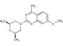2-[(2R*,6S*)-2,6-dimethylmorpholin-4-yl]-7-methoxy-4-methylquinazoline