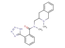 N-methyl-N-[(2-methyl-1,2,3,4-tetrahydro-3-isoquinolinyl)methyl]-2-(1H-tetrazol-5-yl)benzamide