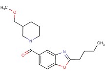 2-butyl-5-{[3-(methoxymethyl)-1-piperidinyl]carbonyl}-1,3-benzoxazole