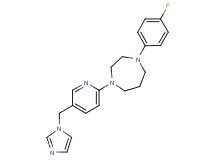 1-(4-fluorophenyl)-4-[5-(1H-imidazol-1-ylmethyl)-2-pyridinyl]-1,4-diazepane
