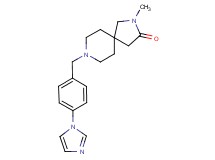 8-[4-(1H-imidazol-1-yl)benzyl]-2-methyl-2,8-diazaspiro[4.5]decan-3-one